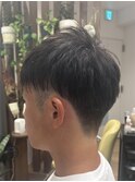 【王道ツーブロックショートアップバング刈り上げビジネス】