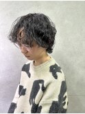 メンズウルフパーマスタイル