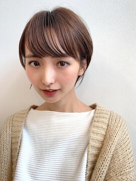 サンドパールス 仙台店(sand PALCE) 髪質改善/大人ガーリー/似合わせカット/ショートボブ前髪/仙台