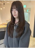 【西塔】 透け感ココアグレージュ