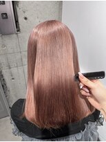 ネウィ 天王寺(newi) ブリーチWカラー×髪質改善で叶う艶ピンクベージュ