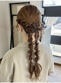 編みおろしツイン