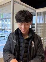 ソワンドゥ ブレス カルム 西中島店(soin de brace calme)&nbsp;メンズパーマ×無造作パーマ