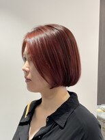 ゼル 新越谷店 ZELE&nbsp;レッドカラーボブ