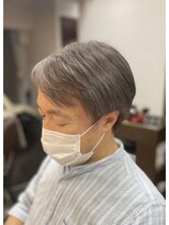 トイロヘアー(toiro hair)&nbsp;シルバーアッシュのショートレイヤー