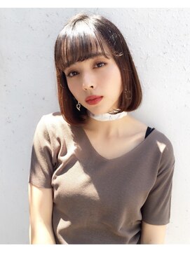 レーヴバイロンド 仙台(Reve by Lond) ☆Aラインボブ 外はねボブ　チョコレートアッシュプリカール