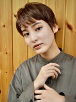 ブゾン(buZon)&nbsp;オレンジベージュ×ベリーショート