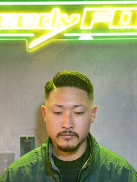 グリーディーフォックス 代々木(Greedy FOX) かき上げヘア/サイドパート/韓国マッシュ/フェードカット/代々木