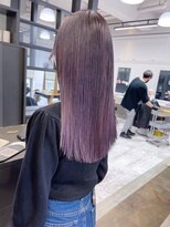 ジゼル(GiseL)&nbsp;切りっぱなしpink lavender♪髪質改善/ハイトーン/ダブルカラー