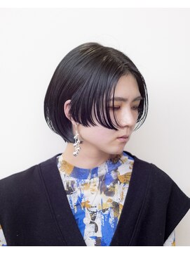 ルプラ ガーデン(le-pla garden) 切りっぱなし#ブリーチなし#前下がり#ダメージレスカラー#豊橋