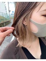 アクト 十条店(ACT)&nbsp;ミルクティーベージュ/インナーカラー/イヤリング