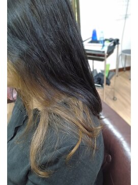 ふくなが美容室 インナーカラー