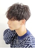 メンズパーマ波巻きスパイラルパーマツイストパーママッシュ韓国