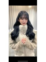 リリー(Lilley) (lilley内堀そよgram)韓国ヘア×ブルーブラック
