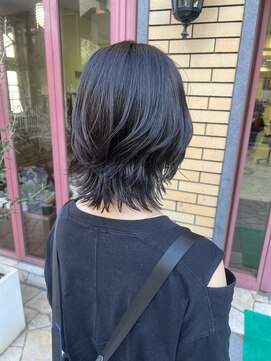 アース 高田馬場店(HAIR&MAKE EARTH) ウルフカット