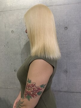 ザ ドット(THE DOT) ケアブリーチ2.5回　抜きっぱなしブリーチ　抜きっぱなし