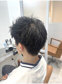 スパイキーショートメンズカット刈り上げ