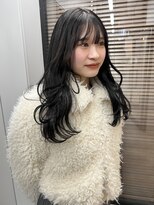 ヌープヘアーアイス(NUUP.hair ici)&nbsp;ナチュラルブルーブラック艶感