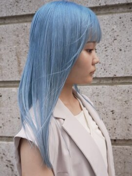 プネル(punel) ライトブルー ケアブリーチ　風　原宿　佐藤