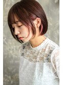 インナーカラーボブ