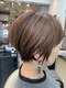 マコ(mako)の写真/似合わせはもちろん、美シルエットでショートはキマる！お手入れしやすく、まとまりの良いスタイルに◎