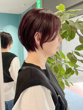 ノエ トトン(noe tton) マッシュショート×透明感カラーAYA33