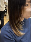 【顔周りレイヤー】黒髪/小顔/ワンレン
