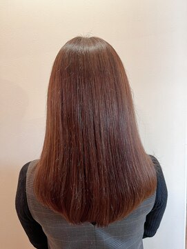 シープ(Sheep) セミロング×ブラウンカラー