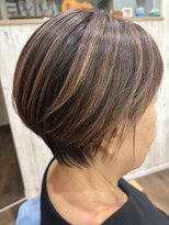 ヘアーズマハロ(hair's Mahalo.)&nbsp;ハイライトショート