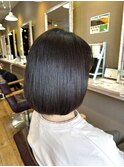 インナーカラーショートカットシュートボブハイライトメッシュ