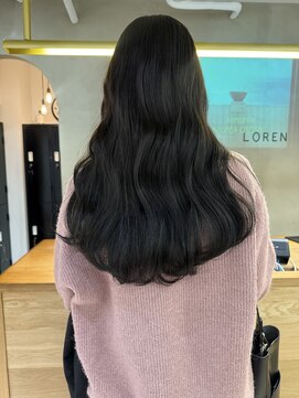 ローレン(LOREN) 透明感髪質改善ベージュダブルカラーミルクティーグレージュ