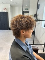 カルロイースタイル(CARLO e-style)&nbsp;波巻きツイストスパイラルツーブロックウルフ