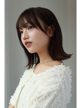ソイクフ 高田馬場店(SOY-KUFU) レディース20代30代40代◎卵型似合わせカットチェリーブラウン