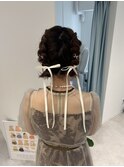 編み込みツイン