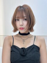 シー バイ ロンド 新宿(Sea by Lond)&nbsp;ミディアム×暗めカラー[デザインカラー/フェイスフレーミング]