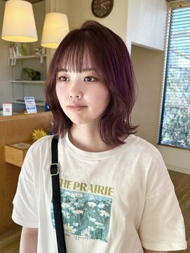 ペッツ(PETZ) 【増田】ボルドーピンク/カラー/レイヤーカット/トリートメント