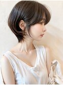 大人ショートボブ 20代30代40代ヘア 小顔 大阪クビレ茨木