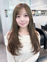 アルバム 渋谷パルコ(ALBUM)&nbsp;オリーブベージュおくれ毛ロンググレージュ_F20813