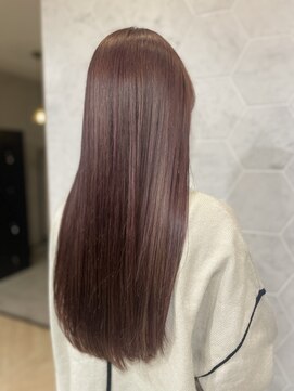ヘアーサロンウル(hair salon ulu) （竹内）ピンクブラウンカラー