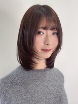 イーストハムアネーロ(EAST HAM anello)&nbsp;顔まわりカット/ミディアム/レイヤーカット