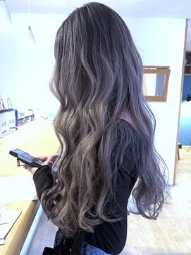 ブレイズヘアー(BLAZEhair) 【外国人風デザイン】ホワイトシャドールーツ×ブリーチ２回