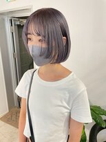  fit stand 千葉/ショートボブ/カット/パーマ/ダブルカラー/トリートメント/縮毛矯正&nbsp;イメチェン/ピンクベージュ/アンブレラカラー[千葉]