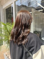 エマ 浦上駅前店(EMMA) ブリーチなしで作る透明感ショコラブラウン