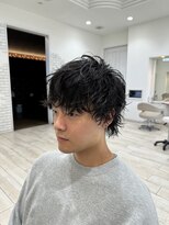 ロンド ラマ 岐阜(Lond bla-ma) マッシュウルフ×シャドウパーマ【Lond伊藤メンズ】