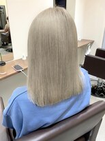 バランス 原宿 表参道(balance)&nbsp;ベージュブロンド×ミディアムボブ