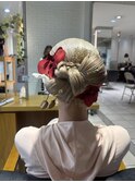 リボンヘアセット