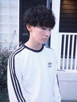 ダスティ穂高店&nbsp;シャドウパーマ＿縦落ちパーマ＿メンズパーマ