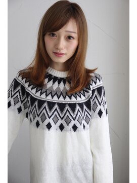 ヘア デザイン レオン(hair design Leon) 【LEON】 外国人風ベージュ×ナチュラルストレート