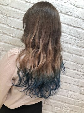 アンククロス 表参道(ANKH CROSS) ネイビーブルーグラデ 【ANKH CROSS 表参道】