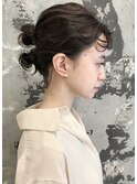 お団子ヘアアレンジスタイル　ヨシダノブト